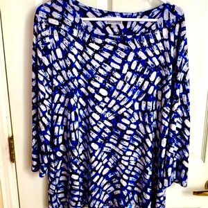 🌺 JM Collection Top Tunic Sz XL
